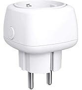 Meross Presa Intelligent WiFi, Smart Plug Mini 10A (Type F), Presa Smart WiFi Function Timer, Mer...